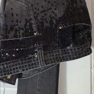 Black Sequence Jeans